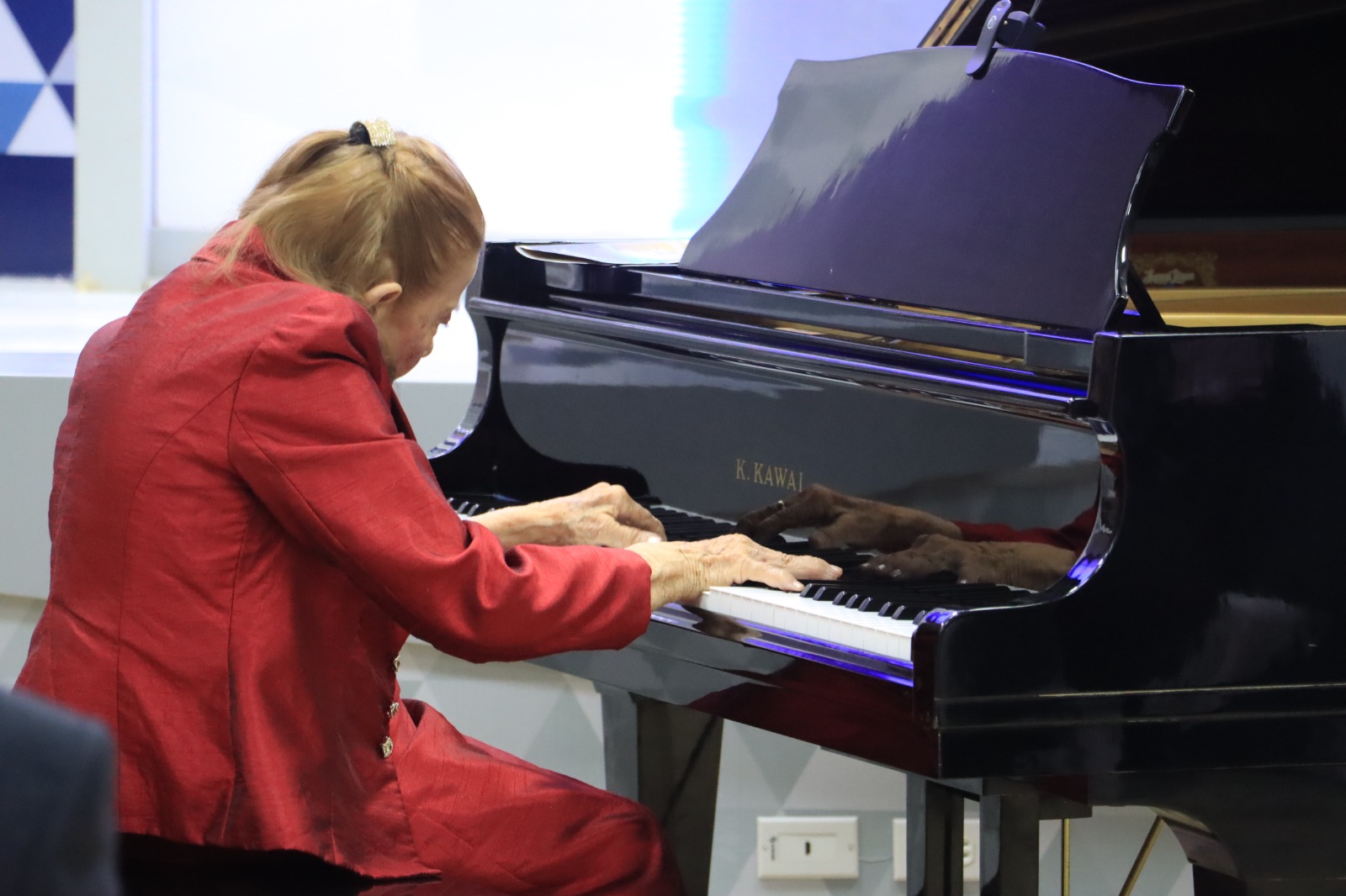 person capturing an image